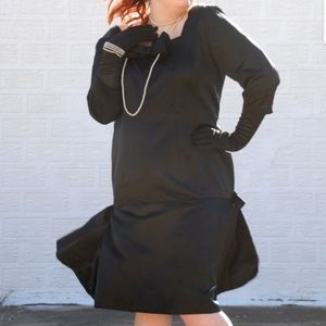 Vintage 1940's black dress